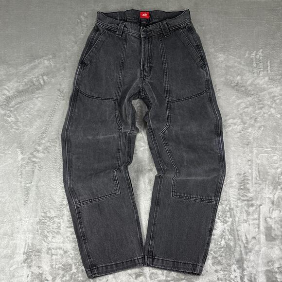 Vans Other - Y2K Vans Loose Fit Black Double Knee Denim Jeans Size 28